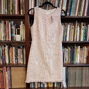 LOFT Sleeveless Tweed Mini Dress